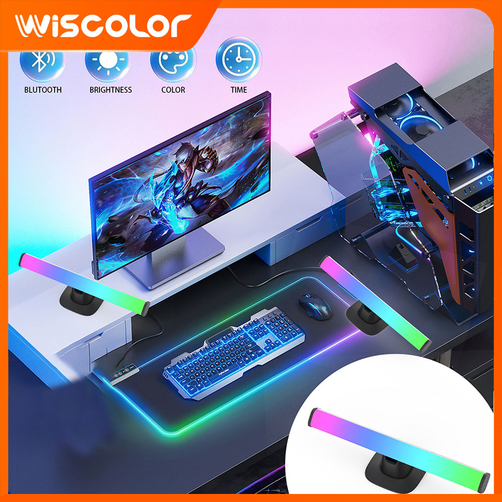 Desk Setup Led Strip - RGB LED-lichtbalk, Bluetooth Smart Setup, sfeerverlichtende