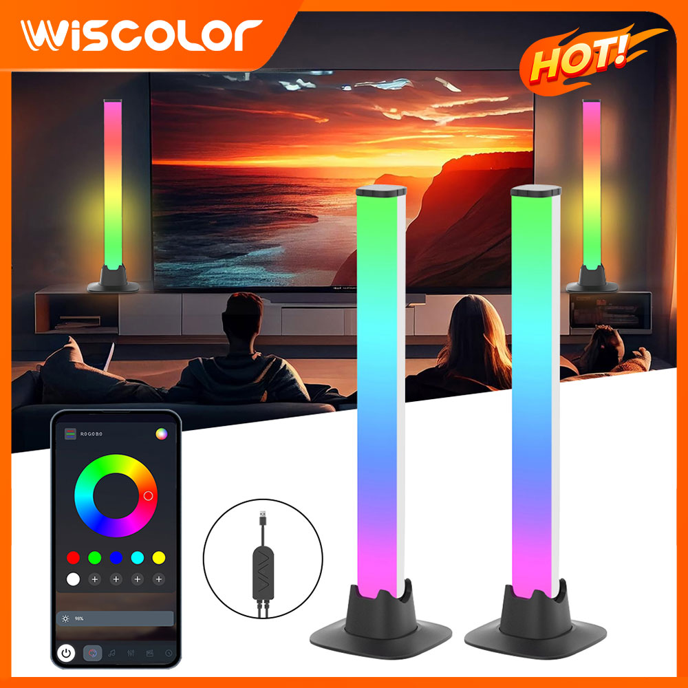 Desk Setup Led Strip - Desktop Setup RGB LED-lichtbalk Bluetooth Smart