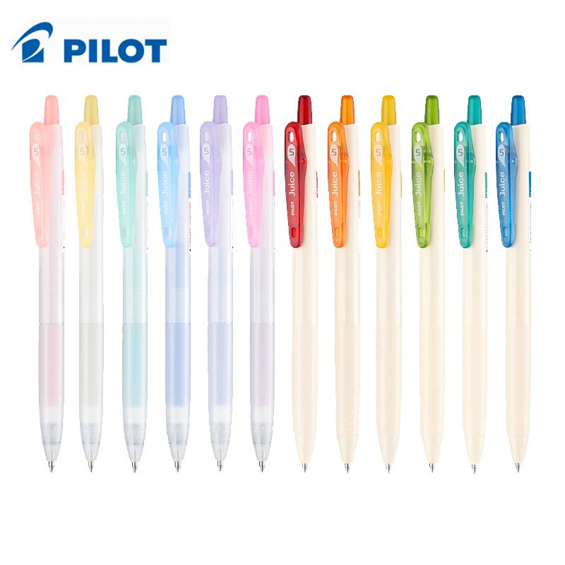 Desk Setup For Journaling - PILOT Juice Pastel Gelpennen 0,5 mm,