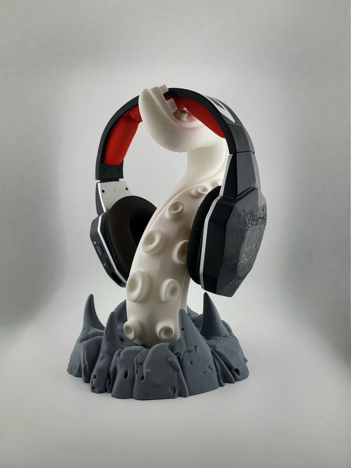 Desk Setup Game - Octopus-tentakel hoofdtelefoonstandaard 3D-geprinte bureauversiering tentakelhouder voor