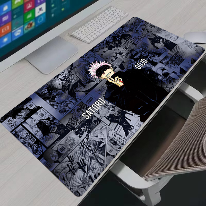Desk Setup Mat - Muismat Cool Anime Jujutsu Kaisen Gojo