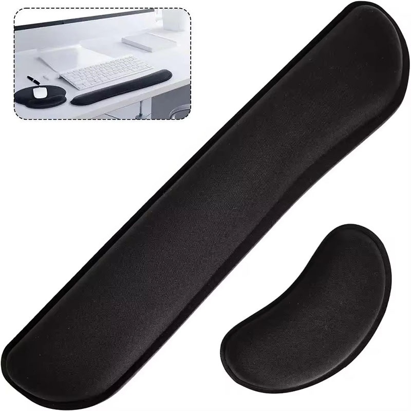 Desk Setup Gear - Muismat van traagschuim voor toetsenbord, muis,