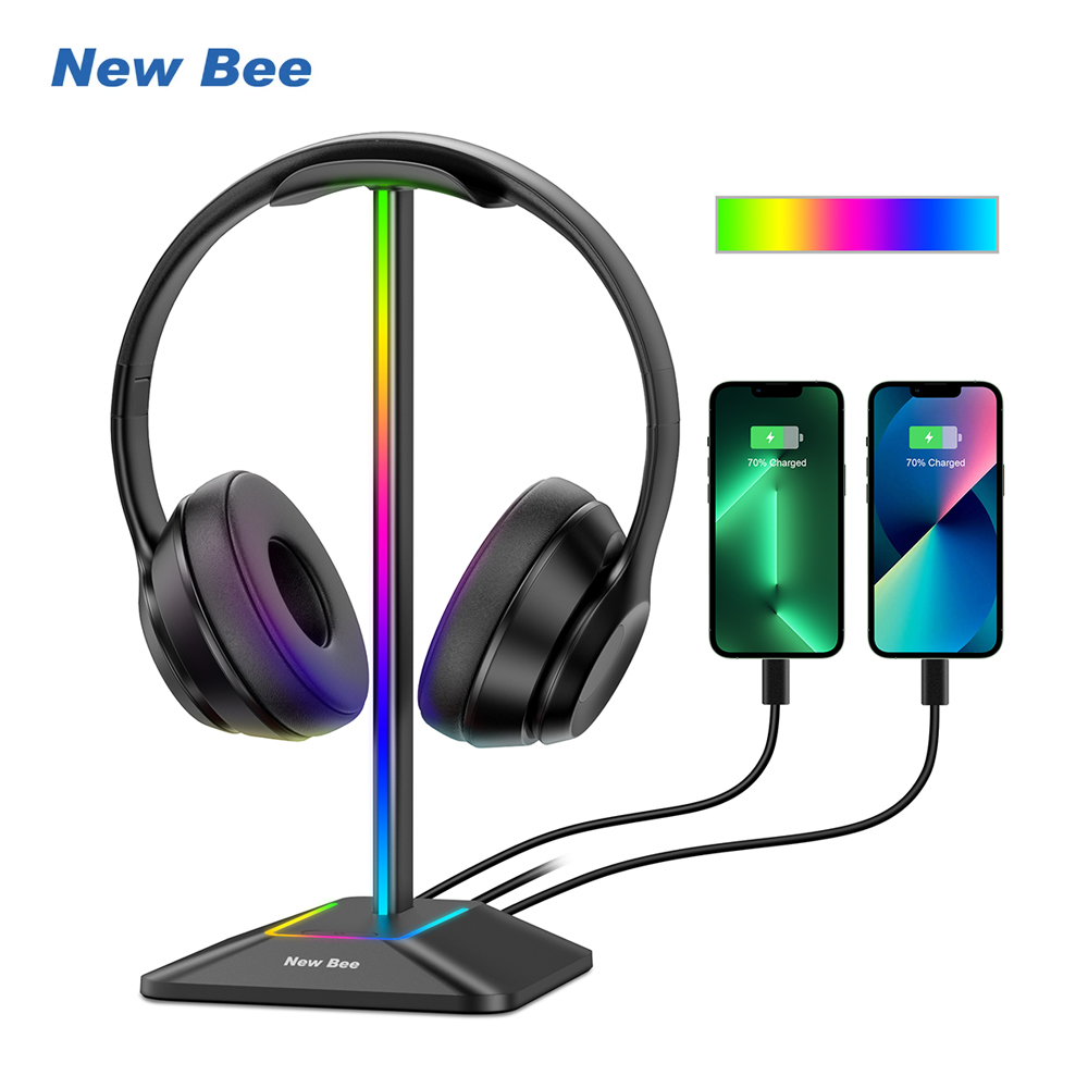 Nieuwe Bee Z8 RGB-hoofdtelefoo - Desk Setup Game recensie en prijs