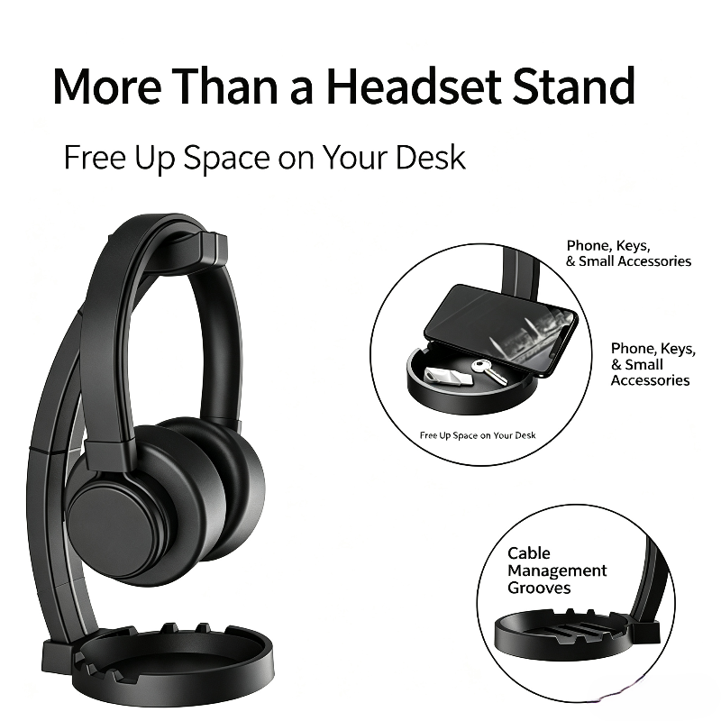 Hoofdtelefoonstandaard met opb - Desk Setup Game recensie en prijs