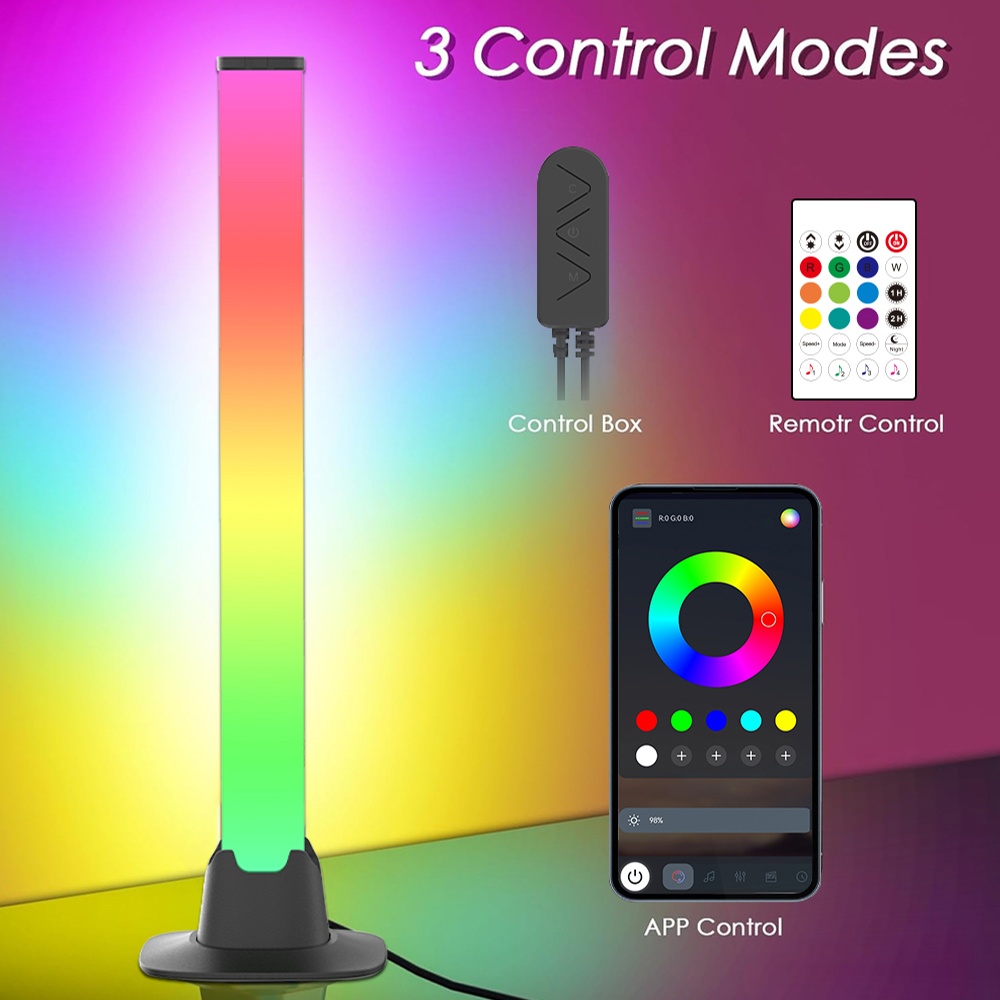 RGB LED-lichtbalk, Bluetooth S - Desk Setup Led Strip recensie en prijs