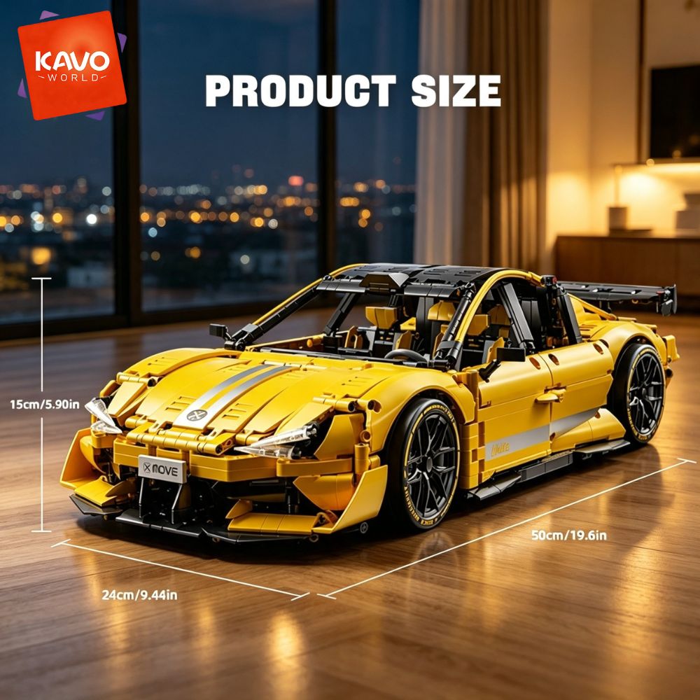KAVOWORLD 2143-delige gele 1:1 - Desk Setup Simulator recensie en prijs