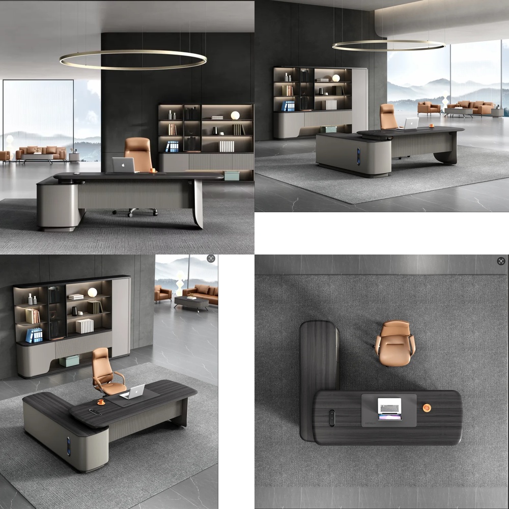 Modern luxe L-vormig bureau me - Desk Setup Ergonomics recensie en prijs