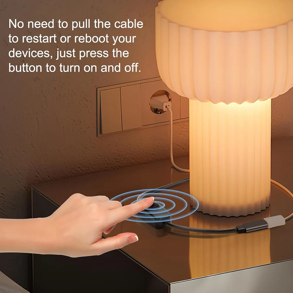 Korte USB C-verlengkabel met A - Desk Setup Led Strip recensie en prijs