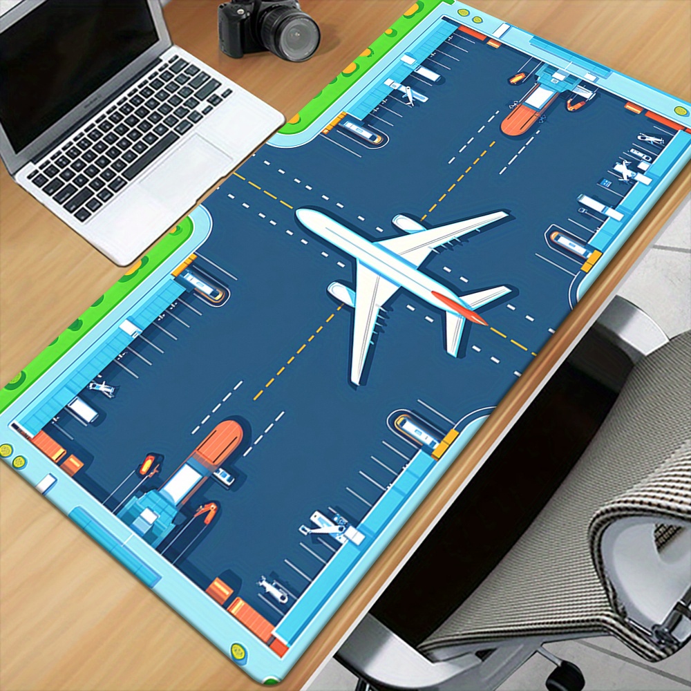 Vliegveld-muismat, grote uitge - Desk Setup For Office recensie en prijs