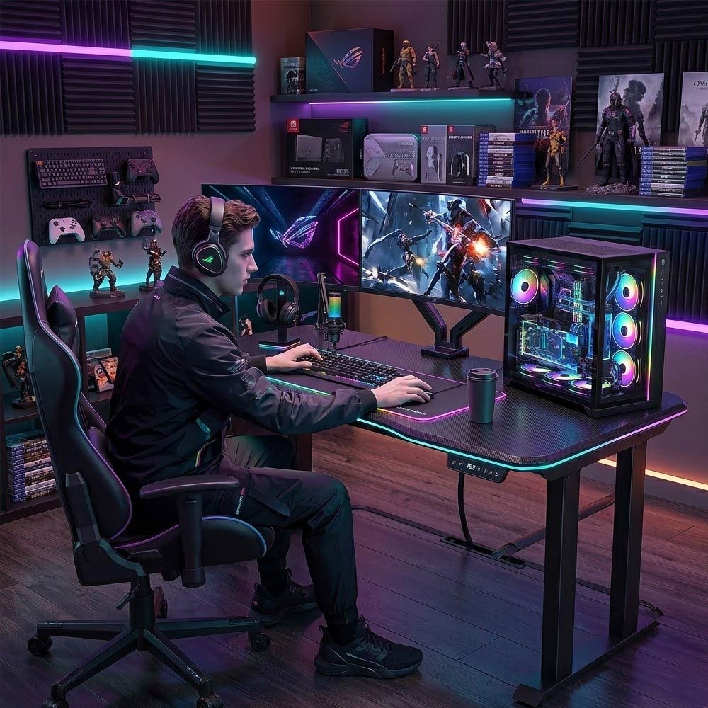 Elektrisch verstelbaar bureauf - Desk Setup Ergonomics recensie en prijs