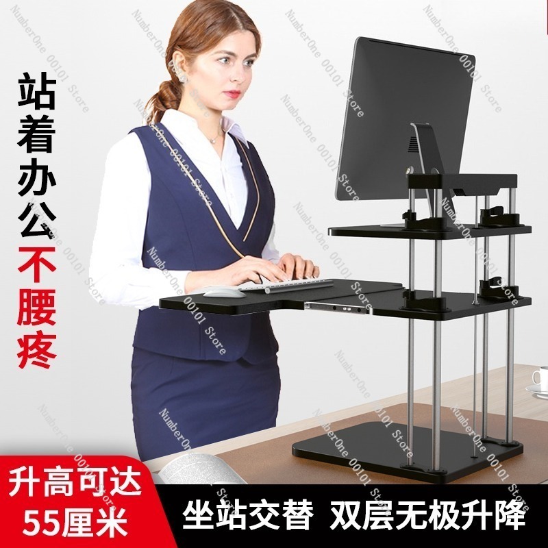 In hoogte verstelbare sta-bure - Desk Setup For Laptop And Monitor recensie en prijs