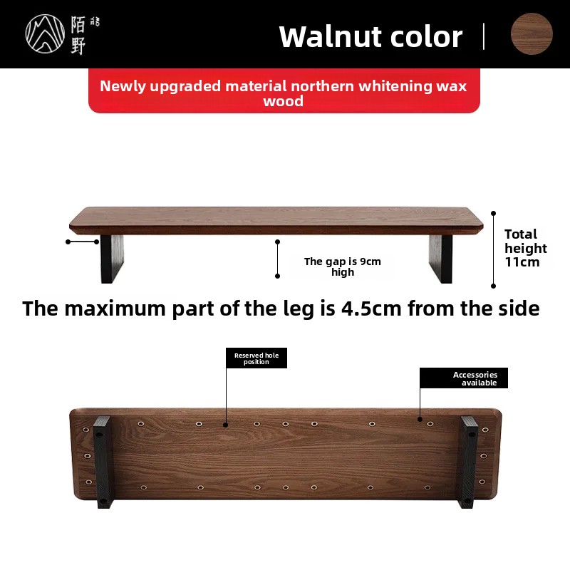 Massief Houten Monitor Riser S - Desk Setup For Office recensie en prijs