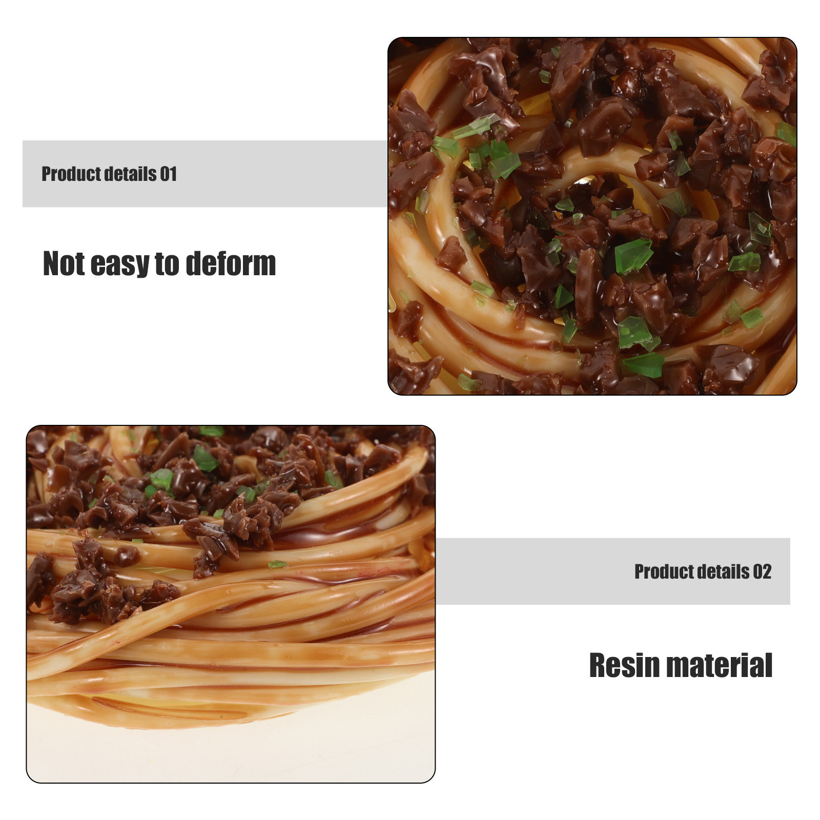 Nep Spaghetti Voedselmodellen, - Desk Setup Studio recensie en prijs