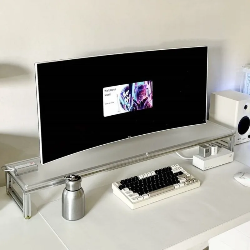 Aluminium monitorstandaard Acr - Desk Setup For Laptop And Monitor recensie en prijs