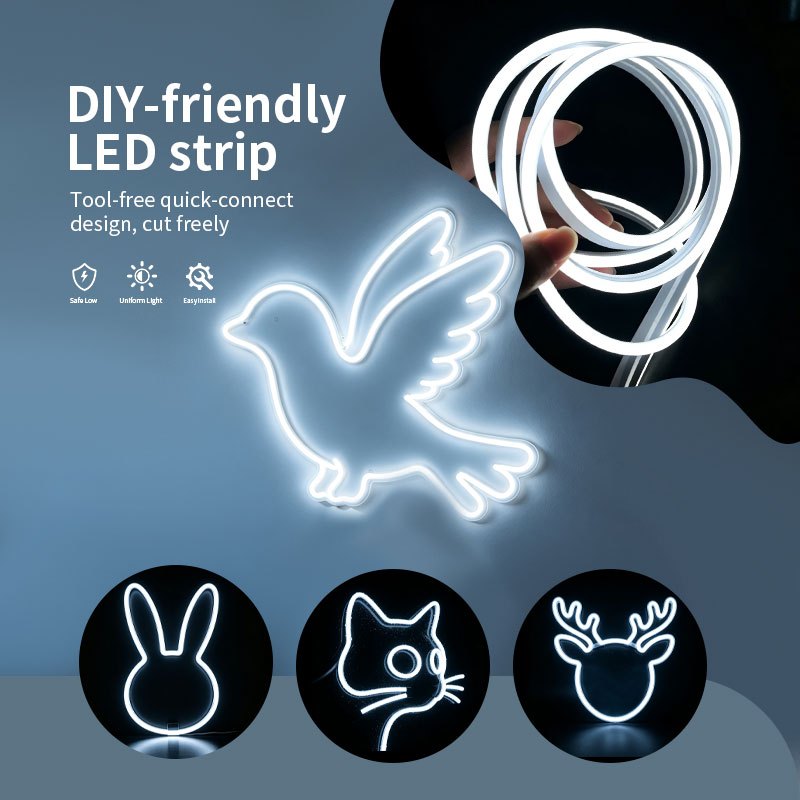 USB-aangedreven neonlichtstrip - Desk Setup Led Strip recensie en prijs